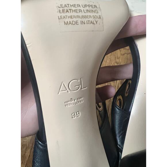 AGL Maila Studded Sandal in Black Size 39 - Picture 4 of 9